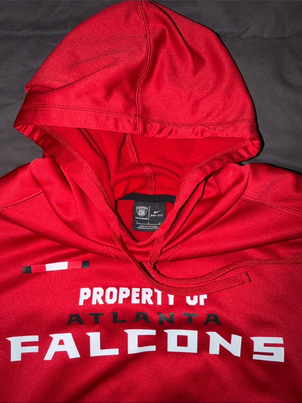 Nike Men’s Atlanta Falcons Hoodie Sweatshirt Size L - Picture 6 of 7